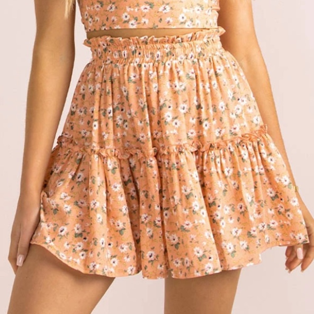 Sundae Muse floral skirt